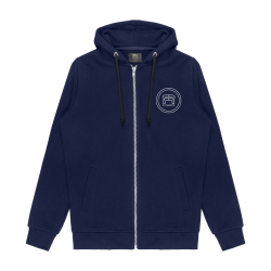 FR - CIRCLE LOGO ZIPPER HOODIE