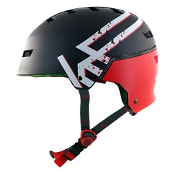 Casco KRF BROKEN Rojo/Negro